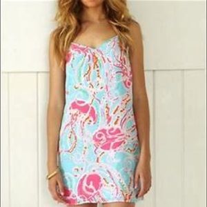 Lilly Pulitzer Be Jammin Jellies Silk Shift Dress
